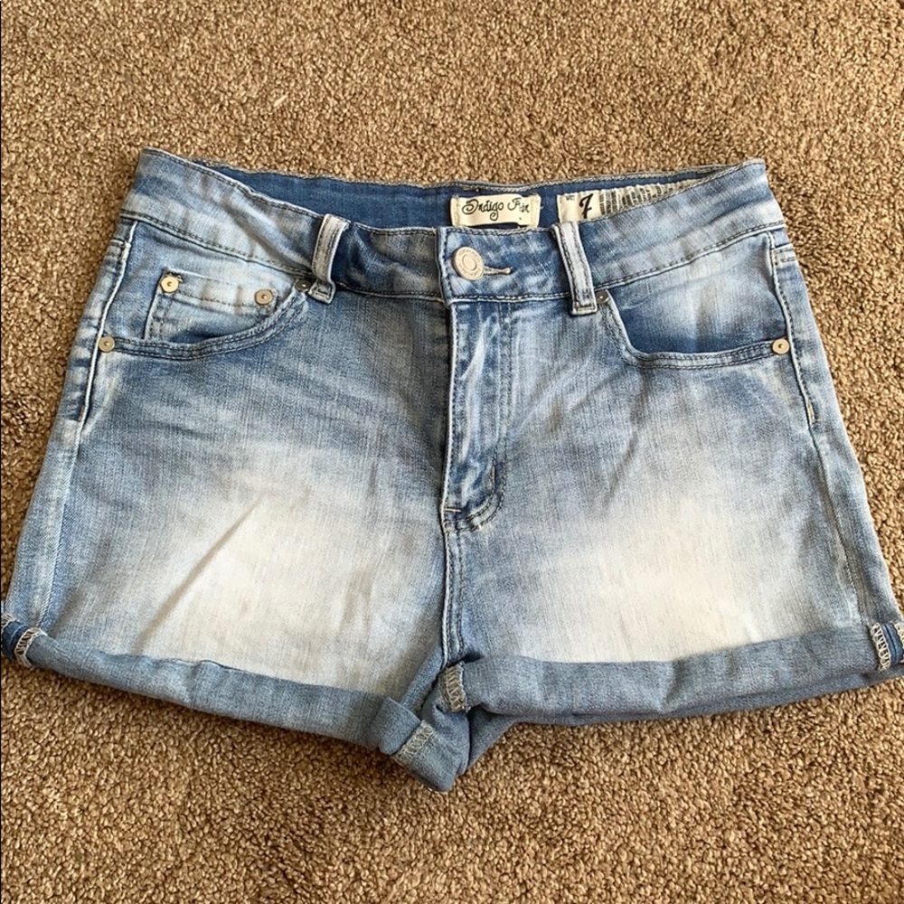 Light Wash Indigo Rein Shorts